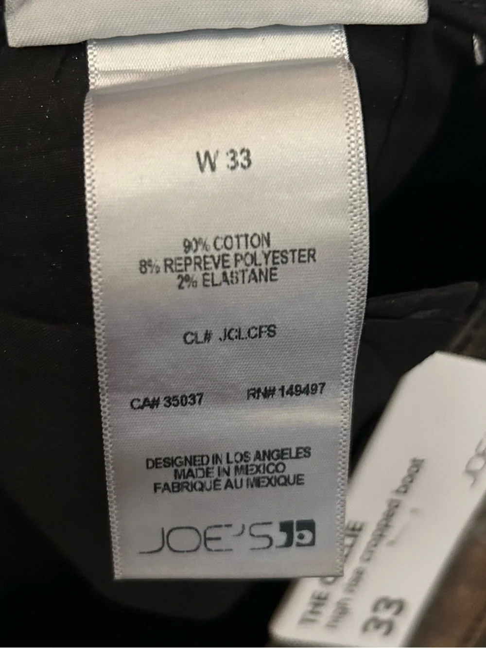 Joe's Jeans Metallic Bronze Straight Jeans